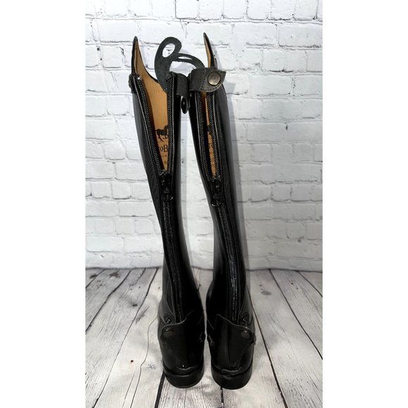 Women's DeNiro Salento Field Riding Boots Size 38 (7.5) Mid Calf NEW - Picture 5 of 10